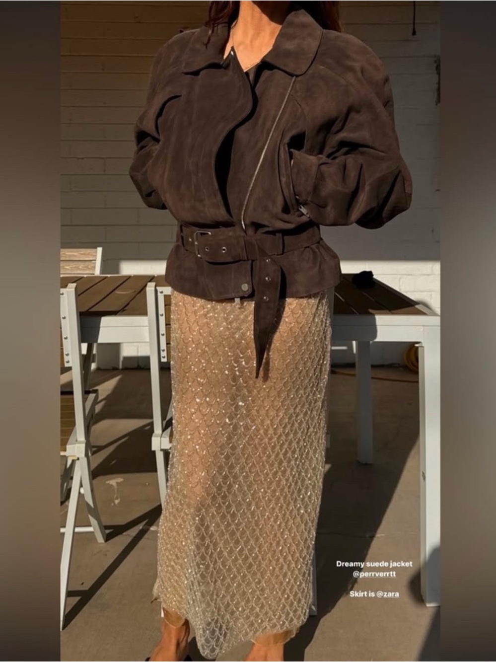 ZARA Beaded Midi Skirt Size Small LIKE MIU MIU